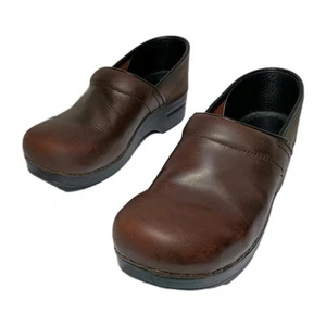 Dansko Professional schwarz braun geöltes Leder Clogs Damenschuhe EU 40 US 9,5-10 - Bild 1 von 24