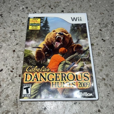 CABELA'S DANGEROUS HUNTS 2009 (Nintendo Wii, 2008) GAME COMPLETE with MANUAL VG - Image 1 of 4