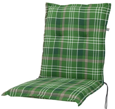 Auflage Niederlehner Milano 2395 grün-braun kariert 103x49x6 cm KETTtex