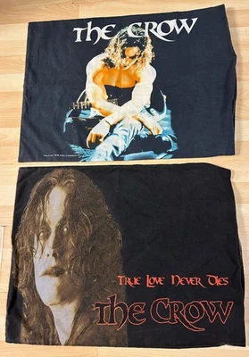 The CROW Brandon Lee Neca 20" x 26" Pillow Case LOT OF 2 True Love Never Dies - Image 1 of 4