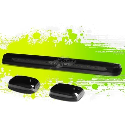 ДЛЯ 07-13 CHEVY SILVERADO/SIERRA ДЫМЧАТЫЙ КОРПУС СИНИЙ СВЕТОДИОДНЫЙ КРЫША ХОДОВОЙ СВЕТ НАБОР - Изображение 1 из 4