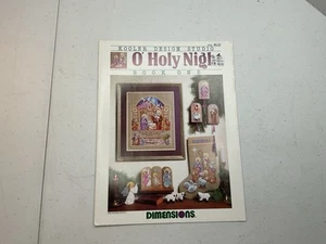 Dimensions O' Holy Night Cross Stitch Patterns Book #1 Nativity Scene Christmas - Picture 1 of 4