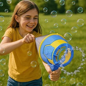 Creative Porous Wind Bubble Machine Toys Children's Toys Kids Gift - Picture 1 of 8