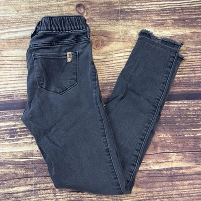 Pantalones de mezclilla ajustados Abercrombie para niños negros y niñas talla 11/12 Foto 1 de 4