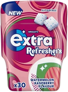 Extra Refreshers Wassermelone Himbeergeschmack zuckerfrei Kaugummi - NEU UK - Bild 1 von 1