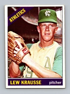 1966 Topps #256 Lew Krausse VG-VGEX Vintage Baseballkarte - Bild 1 von 2