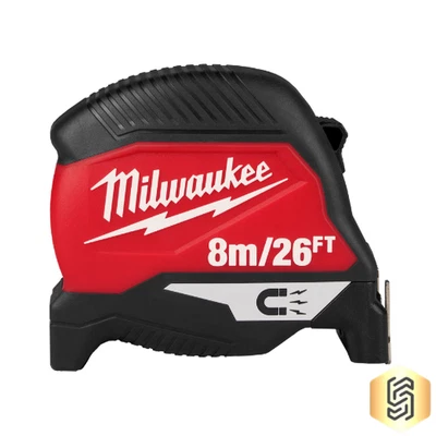 Milwaukee 48-22-1026M 8m/26ft Magnetic Tape Measure – Dual Scale - Image 1 of 2