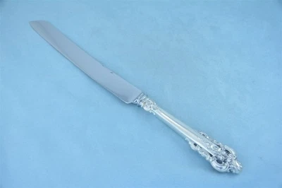 Wallace Grande Baroque Sterling 13" Hollow Handle Cake Bread Knife No Monogram - Image 1 of 4
