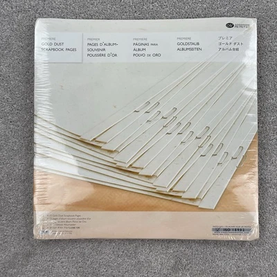 Álbum de recortes Creative Memories Pages Gold Dust 12x12 2006 diseño antiguo estreno Foto 1 de 4