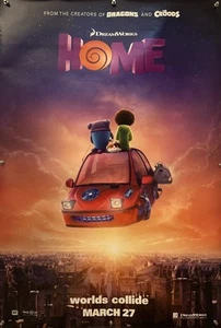 HOME Original One Sheet Movie Poster - 2015 - Picture 1 of 5