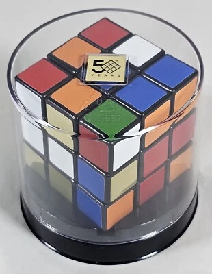 Cubo de Rubik Genuino 50 Aniversario Edición Especial Dorado Retro - Caja Abierta Foto 1 de 4