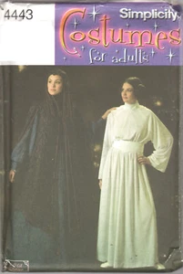 OOP Simplicity 4443 Costume Star Wars Padme Princess Leia Sewing Pattern Misses - Picture 1 of 2