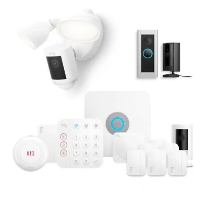 Sistema de seguridad para el hogar Ring Alarm Pro con cable con router eero WiFi 6 incorporado blanco Foto 1 de 4