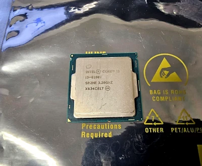 Intel Core i3-6100T SR2HE 3.2Ghz 35W 3 MB FCLGA1151 Desktop CPU Processor Tested - Image 1 of 2