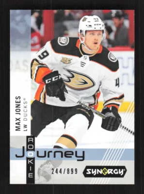 Max Jones  SN899 2019  Upper Deck Synergy  Rookie NHL Journey Away Jersey #RP-5 - Image 1 of 2