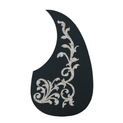 Golpeador de guitarra acústica placa de protección antiarañazos autoadhesivo protector de selección BK Foto 1 de 4