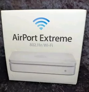 Apple AirPort Extreme 54Mbps 3-Port 1000Mbps Wireless N Router (MC340LL/A) - Picture 1 of 7