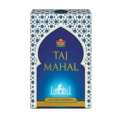 Té Brooke Bond Taj Mahal 100 % original Finest Assam Black Chai Tea Foto 1 de 4