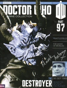 Doctor Who Figurine Magazine Issue 97 - Signed by MAREK ANTON - Picture 1 of 1