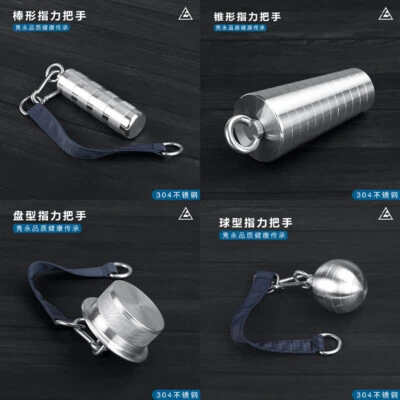 Impugnatura a sfera da dito in acciaio inox 304 allenamento forza polso pinze manuali - Immagine 1 di 4