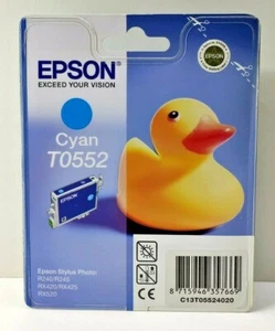 Epson T0552 Ciano Ink Jet Epson Stylus RX240/245 RX420/RX425 RX520 - Foto 1 di 1