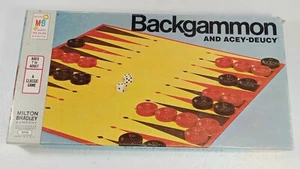 Milton Bradley Backgammon And Acey Duecy Vintage 1973 Complete - Picture 1 of 6