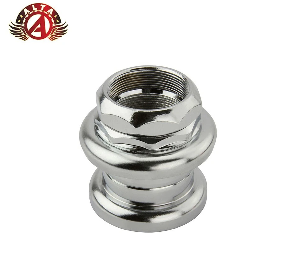 Bicycle Headset Threaded 1-1/8" x 34 x 30mm Steel Chrome. - Image 1 of 1