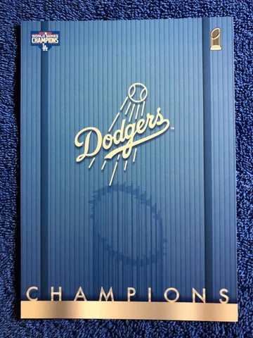 NEW...2020 Los Angeles Dodgers World Series Champions Postcard Cover