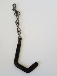 Black Hook Chain Key Chain - Picture 1 of 4