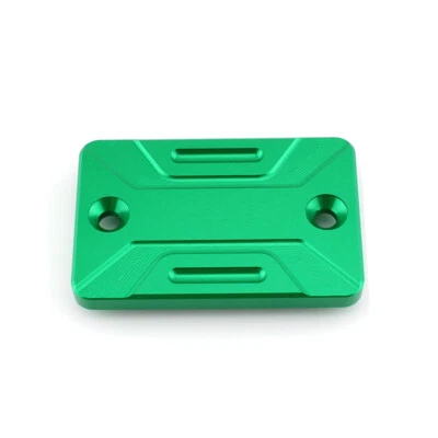 Cubierta de depósito de freno trasero delantero verde para Kawasaki KDX125 KLX230 KLX250 KLX450R Foto 1 de 4