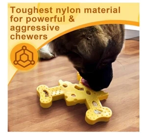 Running Cheese robuste Hundeknochen aggressive Kauartikel. Käsegeschmack! - Bild 1 von 3