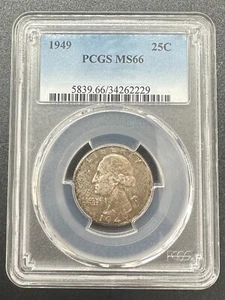 1949 25C PCGS MS66 - 0084 - Bild 1 von 2