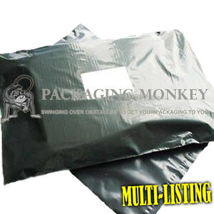 STRONG Grey Postal Postage Mailing Poly Bags ALL SIZES