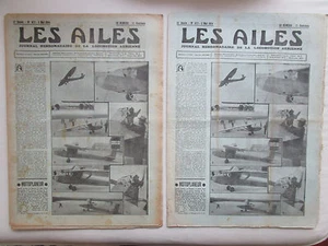AILES 1934 672 MOTOPLANEUR PZL HYDRAVION SAIGON NORTHROP DELTA DETROYAT PHARABO - Bild 1 von 6