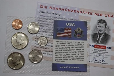 🧭 🇺🇸 USA JOHN F KENNEDY SEALED MINT SET B79 #820 - Image 1 of 4