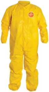 Case of 12 Dupont Tychem coverall with Collar, QC125s, M, Yellow - Picture 1 of 1
