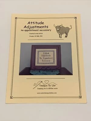 Attitude Adjustments Cross Stitch Pattern. "Pattern Only" - Image 1 of 3