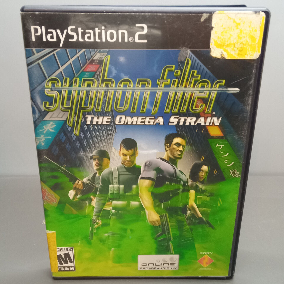 Syphon Filter The Omega Strain PlayStation 2 PS2 Complete CIB Authentic