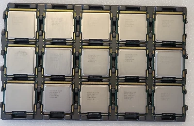 *Lote de 15* Intel i5 650 3.2GHz Duo Core LGA 1156 CPU SLBLK - Imagem 1 de 3