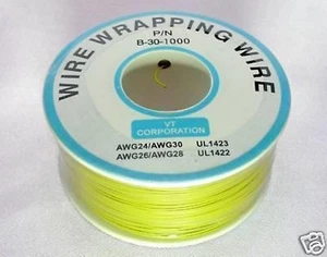 Prototype Wire wrap cable 30AWG 30# 300M Yellow XBOX360 - Picture 1 of 1