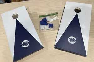 Mini Cornhole Boards 12” x 6” Handmade PSU Stickers  - Picture 1 of 2