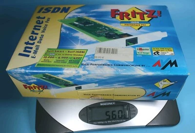 AVM Fritz!Card PCI 2.0 20001700 ISDN passiv. Chip V2,1 komplett, OVP wie neu top - Bild 1 von 4