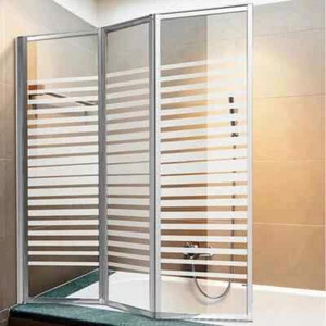 Box Sopravasca 3 Ante Pieghevoli in Cristallo Serigrafato - Foto 1 di 7