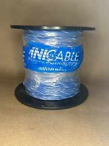 OMNICABLE 18-AWG BLUE/WHITE 16-STRAND WIRE TINNED COPPER 500FT L718ST-05 - Picture 1 of 2