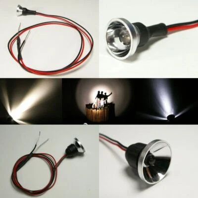 Flutlichtstrahler Scheinwerfer Flutlicht H0 RC LED Beleuchtung 6 9 12 14 16 19V - Bild 1 von 4