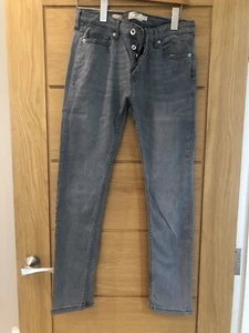 Mens Topman Stretch Skinny Light Blue Jeans W30 short - Picture 1 of 10