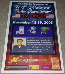 US National Video Game Team Poster Tryouts 2005 November 12 - 19 Twin Galaxies  - Bild 1 von 4