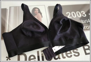 TARGET Intimates-Woman's Size 22C-Full Figure-Satin Trim-Wire Free-Bra-Black - Picture 1 of 12