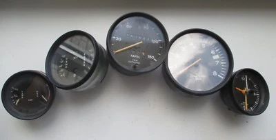 Cuadro de instrumentos Porsche 911 relojes medidores kombiinstrument dzm velocidad 1976 1977 Foto 1 de 4