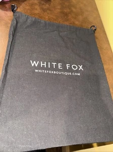 white fox boutique Tasche schwarz Kordelzug selten! - Bild 1 von 2